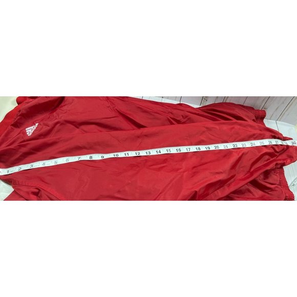 Adidas UGA University of Georgia Bulldogs Nylon V-Neck Pullover Jacket Mens XL - Picture 7 of 7